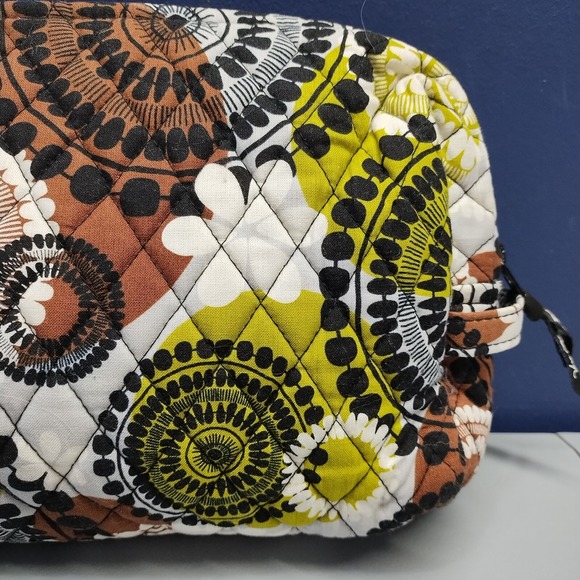 Vera Bradley Cocoa Moss Pouch Wallet Womens Multicolor Lined Casual Zip Around - Picture 10 of 16